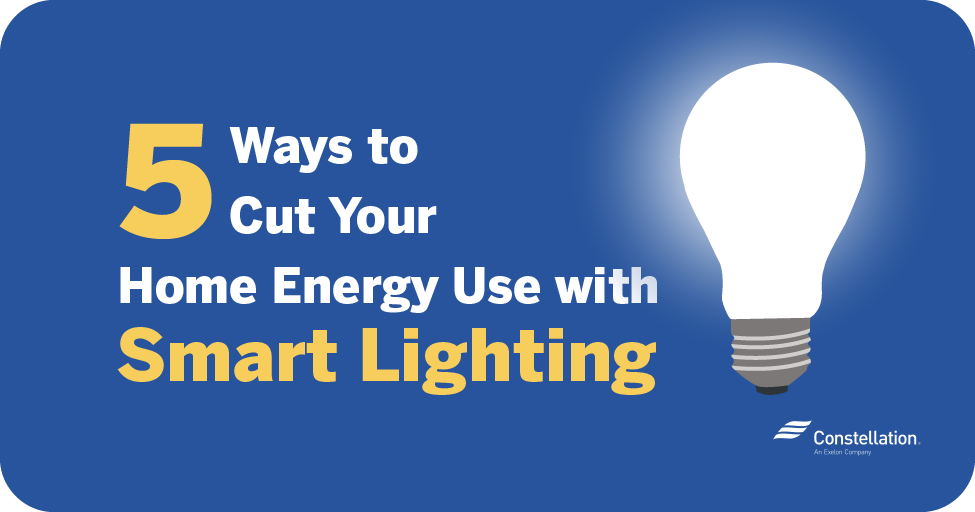 用智能照明削减家用能源使用的5种方法。
