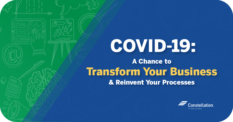 COVID-19是一个转型企业和重新设计流程的机会