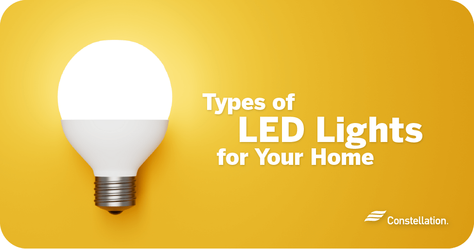 家用led灯的种类。